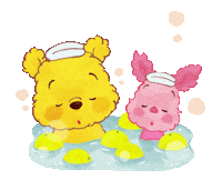 Sleepy Winnie The Pooh Sticker