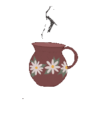 PammArt cafe coffe frio invierno Sticker