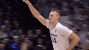 Happy College Basketball GIF by Xavier Men's Basketball