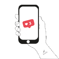 Phone Love Sticker by Wolfpack Branding