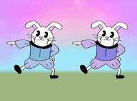 luaart bunny bunnies fairytale rabbits GIF