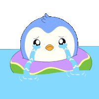 Sad Oh No Sticker by Pudgy Penguins