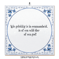 Spreuk Troost Sticker by Tegelspreuken.nl