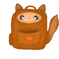 Fox Kid Sticker
