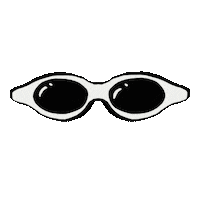 Slengkiy white sunglasses glasses kacamata Sticker