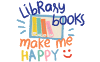Happy Book Sticker