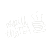 Tea Lettering Sticker by Shannon B Design