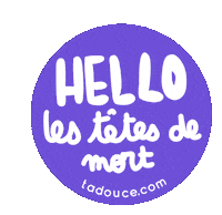Mort Hello Sticker
