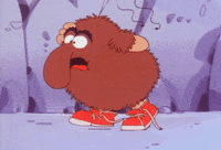 pacing rainbow brite GIF