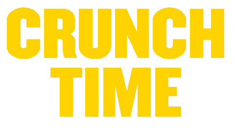 Crunch Time Sticker by FITCRUNCH