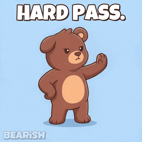 Hold On No GIF by BEARISH