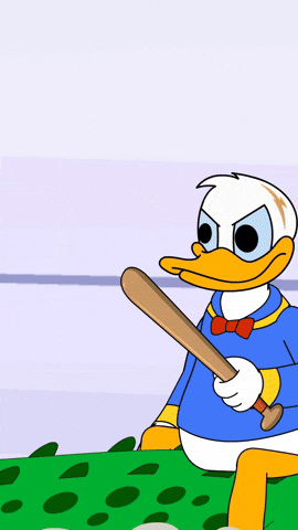 Donald Running GIF