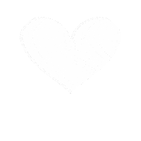 White Heart Sticker