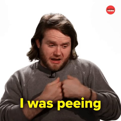 Peeing in a parking lot