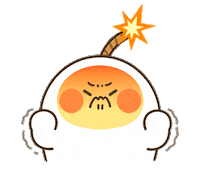 Angry Sticker by Kcomics
