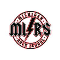 School Of Rock Sticker by Michigan Rock School