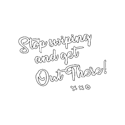 outthereapp love romance swipe dating Sticker