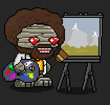 Bob Ross E9 GIF by AGoodDoctorBTC