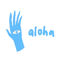 Hand Bonjour Sticker