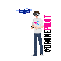 Drone Sticker by Pilot Institute