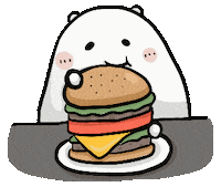 Burger Eat Sticker