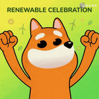 Celebrates Renewable Energy GIF by BONK
