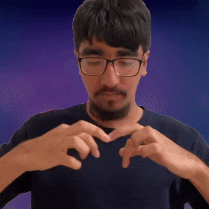 Unsure finger heart