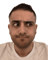 Shocked Look Sticker by Zoupeen