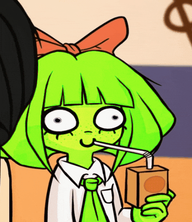 Happy Orange Juice GIF