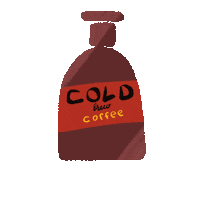 Sashkovna hot coffee ice cold Sticker