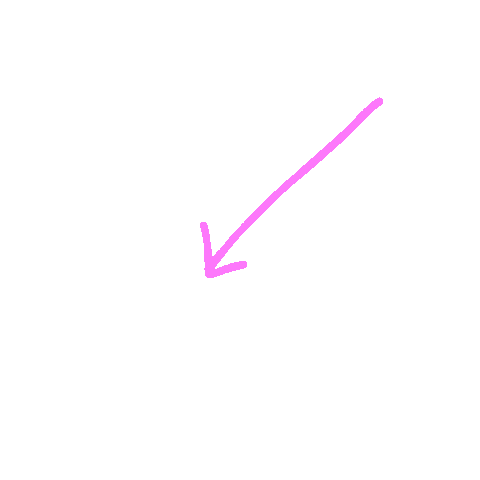 Pink Arrow Sticker