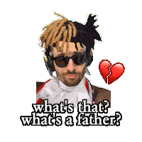 No Dad Sticker