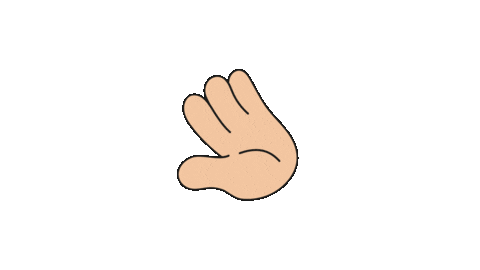 blayne_design giphyupload hello wave hand Sticker
