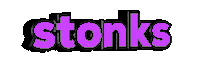 Stonks Sticker by Alissandra