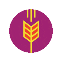 Magenta Wheat Sticker by Sierra Winter Jewelry
