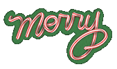Celebrate Merry Christmas Sticker
