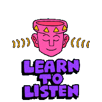 Listen Mental Health Sticker by INTO ACTION