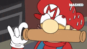 Super Mario Flirt GIF by Mashed