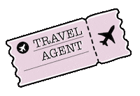 Travel Agent Travelling Sticker