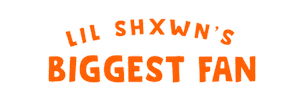 LilShxwn love heart orange fan Sticker