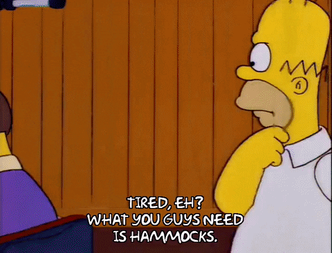 tired homer simpson GIF