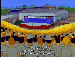 Season 4 Army GIF by The Simpsons