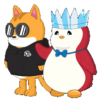 Are You There Hello Sticker by Pudgy Penguins
