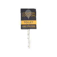 locationlocationlondon to let location location location location london to let board Sticker