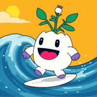 Surfs Up Beach GIF by Magic Eden