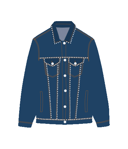 jacket denim Sticker