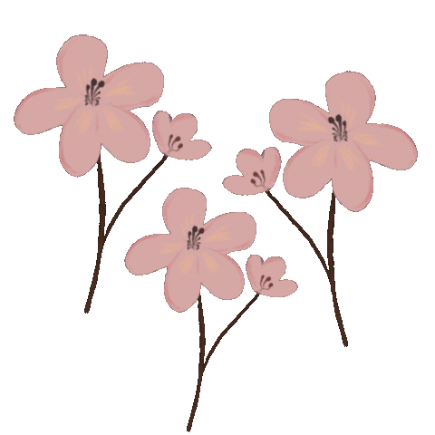 Flowers Cabe Sticker