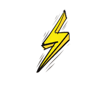 Flash Lightning Sticker by SionaraVideo