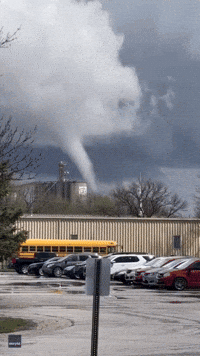 Tornado Spotted Swirling Near Iowa Town