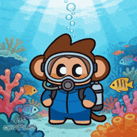 Marine Life Ocean GIF by Chimpers